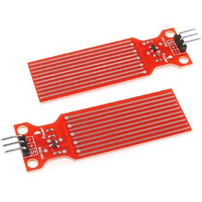 Water Level Sensor Module 2PCS Rain Water Level Liquid Surface Height Depth Detection Sensor Module for Arduino Raspberry Pi
