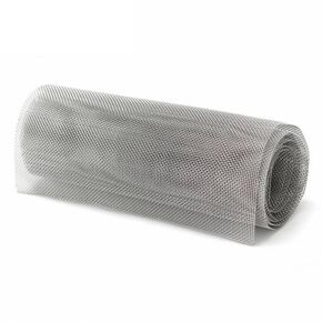 304 Stainless Steel Wire Mesh-Metal Mesh Screen 15.5 inches x 10 feet，Easy to Cut, Sturdy-Metal Screen Mesh for Vent, Security, Garden
