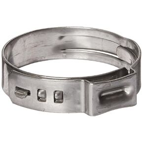 Oetiker 16700031 Stepless Ear Clamp, One Ear, 7 mm Band Width, Clamp ID Range 22.4 mm (Closed) - 25.6 mm (Open) (Pack of 50)