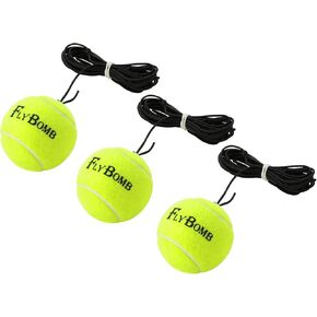 3PCS FlyBOMB Tennis Ball with String for Tennis Trainer