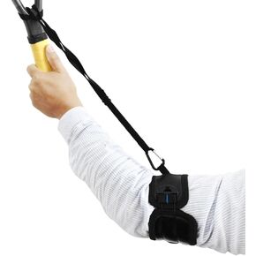 Tennis Swing Wrist Training Aid, Tennis Shot Angle Corrector, Tennis Swing Correct Exerciser, Tennis Arm Strap Training Wrist Band Tennis Training Aid Black