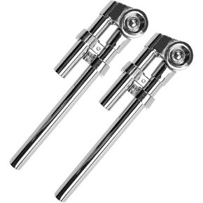 2Pcs Tom Drum Holder Mount Bracket Adjustable Tom Holder Mounting Arm Percussion Stand Mount for Tom Drum Set Hardware Parts Musical Instrument Accessory