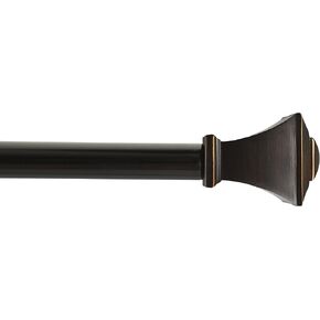 Home Decor Int'l JP-24105ABR Corton Drapery Rod Set, 36-72", Spiced Bronze