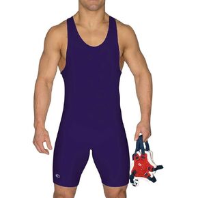 Cliff Keen Relentless Wrestling Singlet Purple L7943J (XXL)