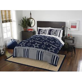 Northwest NFL Dallas Cowboys Unisex-Adult Bed in a Bag Set, Queen, Rotary