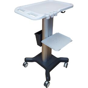 Mobile Trolley -Cart for Portable Ultrasounds 32" Tall with 3 Probe Holders.