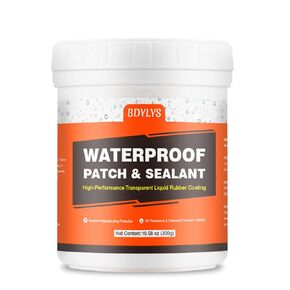 Clear Waterproof Coating, Invisible Waterproof Agent Transparent Repairing Leak Waterproof Adhesive for Indoor & Outdoor (300g)