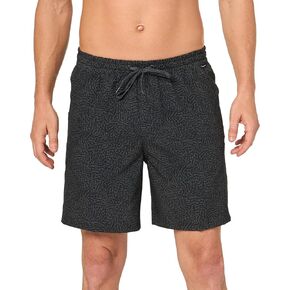 شورت Quiksilver الرجالي بطباعة Taxer Amphibian 18 Hybrid