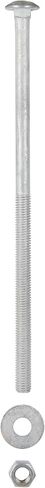 1/2" x 8" (25 pack) Galvanized Carriage Bolt Kit, Hot Dip Galvanized for Exterior Use by Makers Bolt in Saudi Arabia