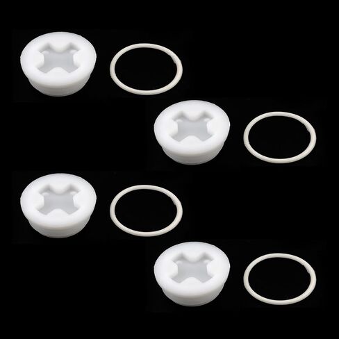2" Bung Caps with Gasket Poly Buttress Drum Bung Hole Cap 4pcs Fine Thread Barrel Caps for 55 Gallon Barrel Plastic Drum in Saudi Arabia