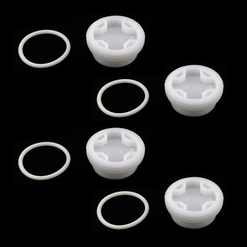 2" Bung Caps with Gasket Poly Buttress Drum Bung Hole Cap 4pcs Fine Thread Barrel Caps for 55 Gallon Barrel Plastic Drum in Saudi Arabia