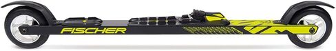 زلاجات تزلج RC7 للبالغين من الجنسين من Fischer خفيفة الوزن باللون الأسود/الأصفر مع روابط تيرناميك للمتزلجين الترفيهيين | عجلات منخفضة المستوى 100 | هيكل من الألومنيوم (MV02020) in Saudi Arabia