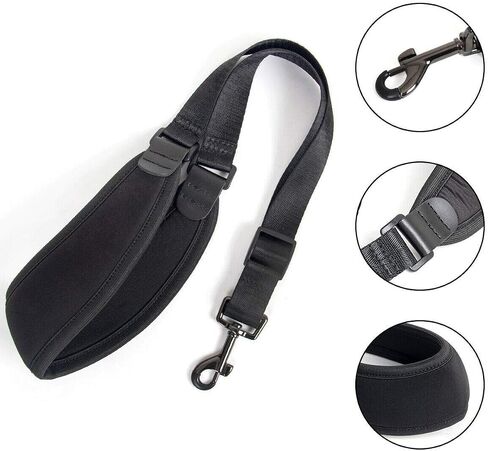 Kmise Saxophone Neck Strap for Soprano Tenor Alto Baritone Sax Clarinet Black (M) in Saudi Arabia