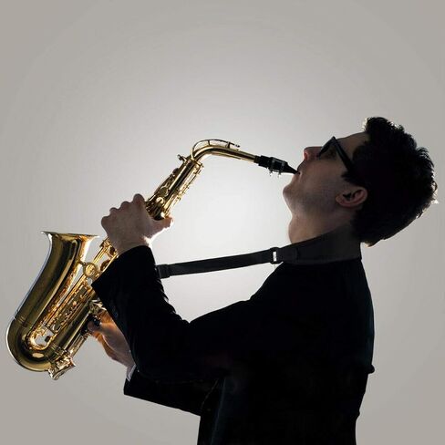 Kmise Saxophone Neck Strap for Soprano Tenor Alto Baritone Sax Clarinet Black (M) in Saudi Arabia