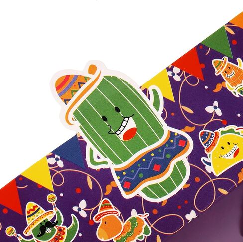 120 عبوة من صواني الطعام الورقية المكسيكية، حوامل تاكو للاستعمال مرة واحدة، صواني ناتشو لوازم حفلات التاكو لسينكو دي مايو، ديكورات الحفلات ذات الطابع المكسيكي، مستلزمات حفلات المهرجانات، أرجواني in Kuwait