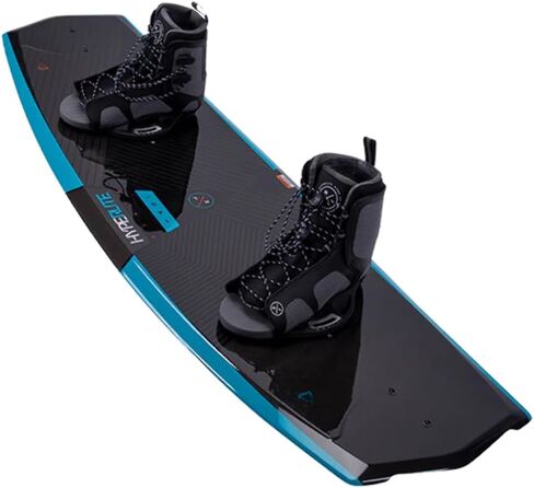 Hyperlite State Jr. Kids Wakeboard 125 W/Remix Bindings Black/Blue (4-8) in Saudi Arabia