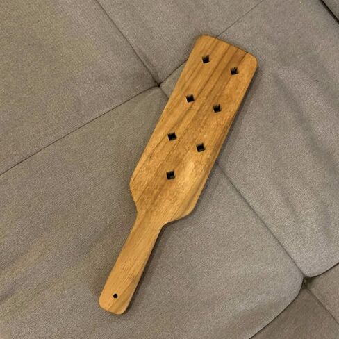 Wooden Paddle with Airflow Holes 13.7 inch - Solid Durable Teak Wood Paddle with Smooth Surface - Sorority Paddle Gift for Her and Him in Saudi Arabia