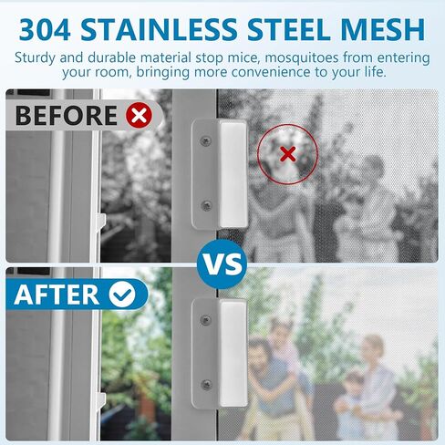 6 عبوات من شبكة أسلاك الفولاذ المقاوم للصدأ، 11.8 بوصة × 8.3 بوصة (300 مم × 210 مم) شاشة شبكية سلكية، مقاومة للحرارة وسهلة القطع شبكة سلكية منسوجة من الفولاذ المقاوم للصدأ لشبكة تنفيس نافذة الشاشة in Kuwait