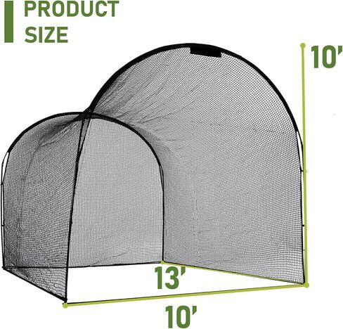 Baseball Batting Cage,Portable Batting Cage for Backyard Use,Baseball&Softball Hitting Cage Netting,Practice Cage Net with Carry Bag in Saudi Arabia