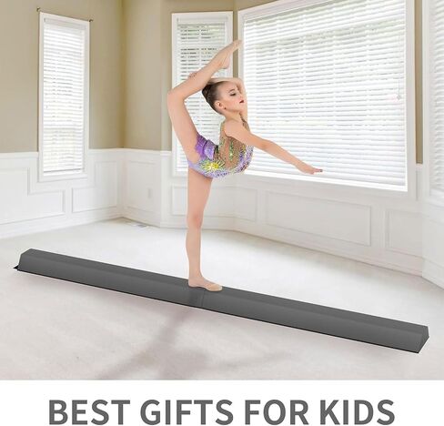 BalanceFrom Folding Balance Beam Gymnastics Floor Beam with Anti-Slip Bottom and Carrying Handles, Multiple Sizes and Colors in Kuwait