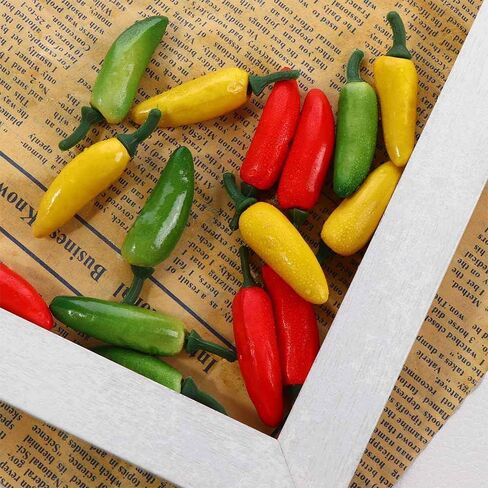 10 Pcs Green Simulation Chili,Artificial Plastic Chili Pepper Plants Plastic Fake Vegetables for Home Decoration,Artificial Plants and Flowers,Artificial Vegetables in Saudi Arabia