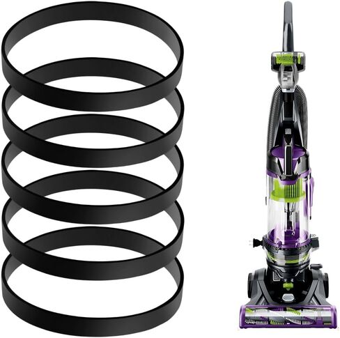أحزمة مكنسة كهربائية بديلة من LANMU لمكنسة Bissell Powerlifter/CleanView Swivel Rewind Pet Vacuum (5 عبوات) in Kuwait