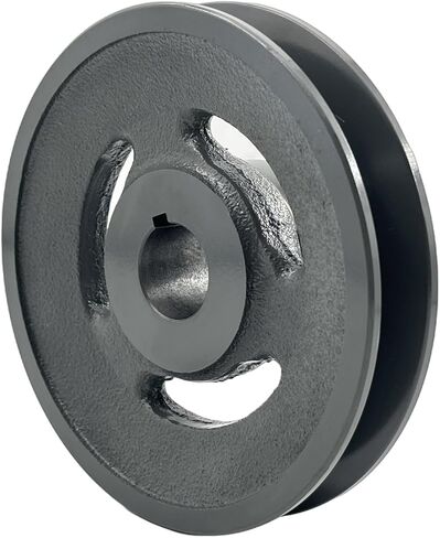 BK50-7/8 Single Groove Fixed Bore V Belt Pulley,7/8 inch bore,4.75 inch Outside Dia,V-Belt Sheave Cast Iron for A AX B BX 4L 5L V-Belts in Saudi Arabia