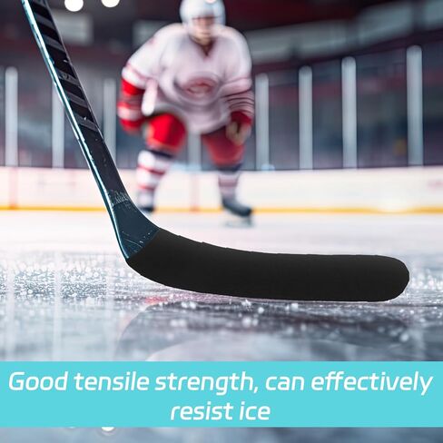 24 Rolls 30 ft Black Lacrosse Tape 1''/0.5'' Hockey Stick Tape Adhesive Shin Pad Tape Lacrosse Wraps Athletic Tape Cotton Sweat Absorbent Sports Tape for Hockey Tennis Ice Skate Training Equipment in Kuwait