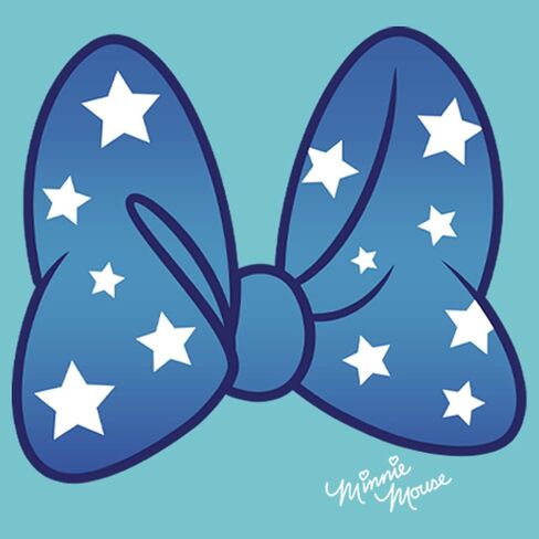 Disney Characters Minnie Stars Bow Girl's Solid Crew Tee in Saudi Arabia