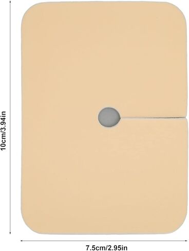 3.94x2.95in Trach Pads for Adaptive Surgical Tracheostomy Pad Trach Tube Cover Reusable,Tracheostomy Pad,Waterproof Skin Friendly for Neck Surgery in Saudi Arabia