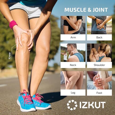 Relief Patch for Knee Back Neck - Maximum Strength Joint & Muscle Relieving Works on Shoulder Arm Leg Foot - 12-Count Large Herbal Patches in Kuwait