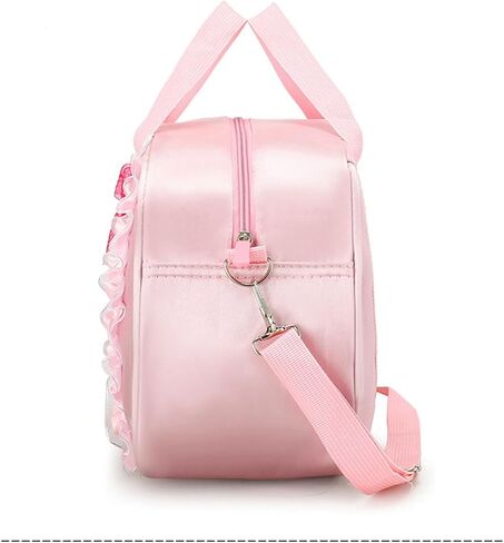 Dance Bag,Cute Ballet Dance Storage Package,High Capacity Tutu Dress Cross -body Bag,Fitness Luggage Package Suitable for All Women Little Ballerina (Pink) in Kuwait