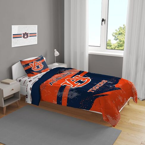 NCAA Slanted Stripe 4 PC Twin Bed in a Bag in Saudi Arabia