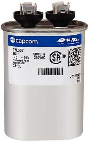 97F9004-15 uf MFD 370 Volt VAC - GE Oval Run Capacitor Upgrade in Saudi Arabia
