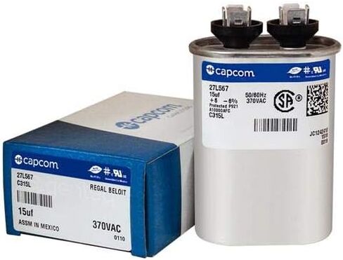 97F9004-15 uf MFD 370 Volt VAC - GE Oval Run Capacitor Upgrade in Saudi Arabia
