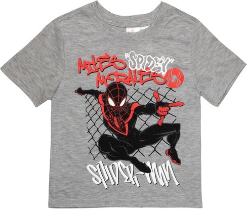 مجموعة Marvel Spider-Man Boys مكونة من 3 قطع - تي شيرت بأكمام قصيرة، وقميص بدون أكمام، وشورت، مجموعة من 3 قطع للأطفال والأطفال الصغار in Saudi Arabia