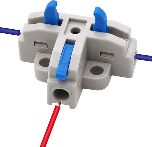 10 قطعة موصلات الأسلاك T نوع رافعة موصلات المكسرات المدمجة مضمنة بعقب محطة كتلة موصلات T3-BU-10PCS in Kuwait