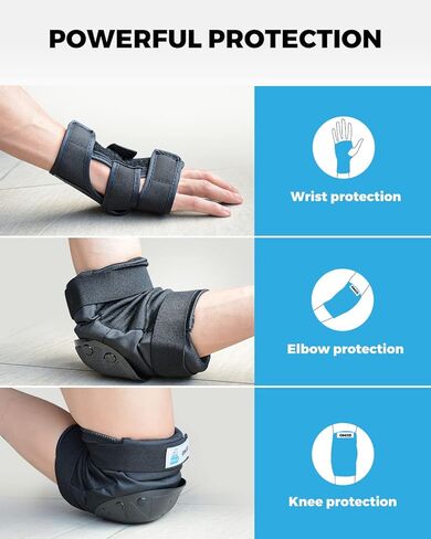 Knee Pads for Kids Adults, Elbow Pads Protective Gear Set with Wrist Guards for Skateboarding, Biking, Roller Skating, Scooter Sports in Kuwait
