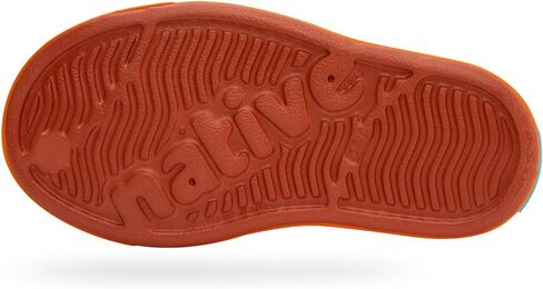 Native Shoes Kids Jefferson (طفل صغير/طفل صغير) - الجزء العلوي والبطانة من مادة EVA - ثقوب للتحكم في درجة الحرارة برتقالي مشوي/برتقالي غروب الشمس 6 طفل صغير M in Kuwait