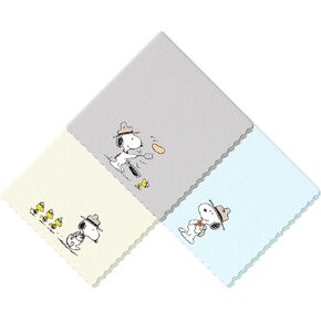 Microfiber Cloth & Glasses Wipes (3 Pack) Lens & Glasses Cleaning Cloth - Eye Glass Clean Cloths - Eyeglass Cleaning Cloth - Glass Cleaning Cloth - Camera Lenses & Gadget Delicate Screens - Snoopy