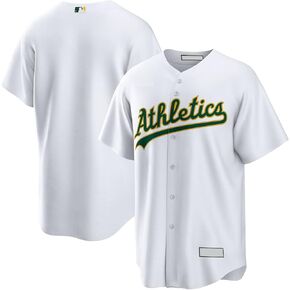 قميص فريق Outerstuff Oakland Athletics MLB للجنسين للرضع من عمر 12 إلى 24 شهرًا باللون الأبيض in Kuwait