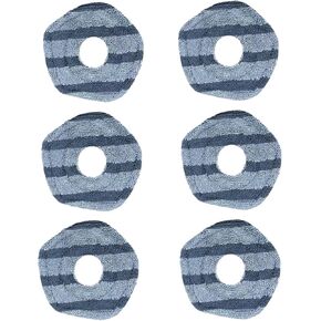 Vacuum Mop Pads Clothes For Eufy X10 Pro Omni Cleaner Robot-6 PCS