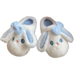 CHERSE Cow Slippers Fluffy Slippers Kawaii Slipper for Women Animal Slippers Frog Slippers Fuzzy Slippers Kawaii Stuff Pantuflas