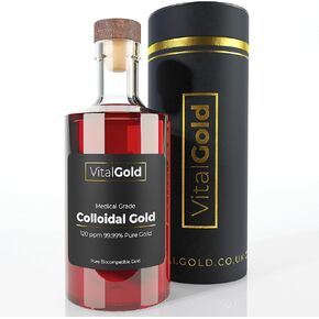 Colloidal Gold 120 PPM - 500ml - Ultra Strength Gold Supplement