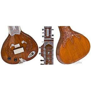 سيتار كهربائي، إصدار الاستوديو، موديل 2024، سيتار واحد، صوتيات رائعة، تحكم في مستوى الصوت والنغمة مع الالتقاط، آلة موسيقية هندية، سيتار - AAH in Kuwait