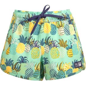 Salt Life Girls' Pineapple Paradise Youth Classic Fit Volley Shorts