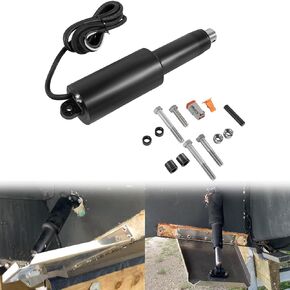 15057-001 Heavy-Duty Trim Tab Actuator, 2-1/4" Stroke with 5/16 Hardware 101XDS 12V, Black, One Size