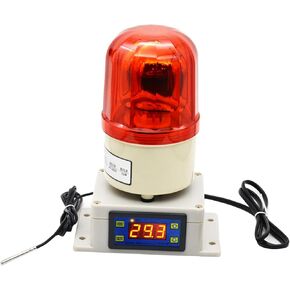 Temperature Warning Light High&Low Temperature Monitor Control Range 23°F to 572°F Red LED Warning Safety Flashing Sbeacon Light for Fridge Cold Chain RV in Kuwait