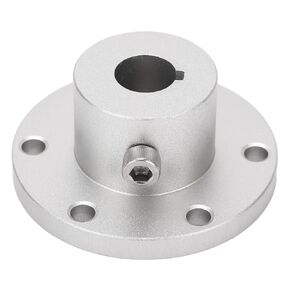 1/2in RC Key Hub Shaft Coupling Aluminum Alloy High Strength Motor Guide Shaft Coupler Silver