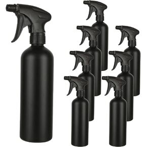 8 Pcs 16 oz Plastic Spray Bottles Black for Cleaning Solutions, Heavy Duty Spray Bottles Cleaning Spray Bottle, empty Spraying Bottle for Home Garden Plant Kitchen in Saudi Arabia